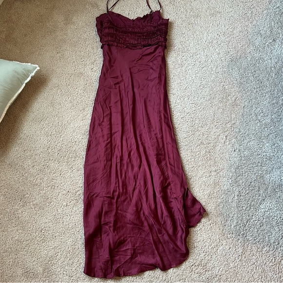 ASTR the Label Zola Maxi Satin Dress - Picture 7 of 8